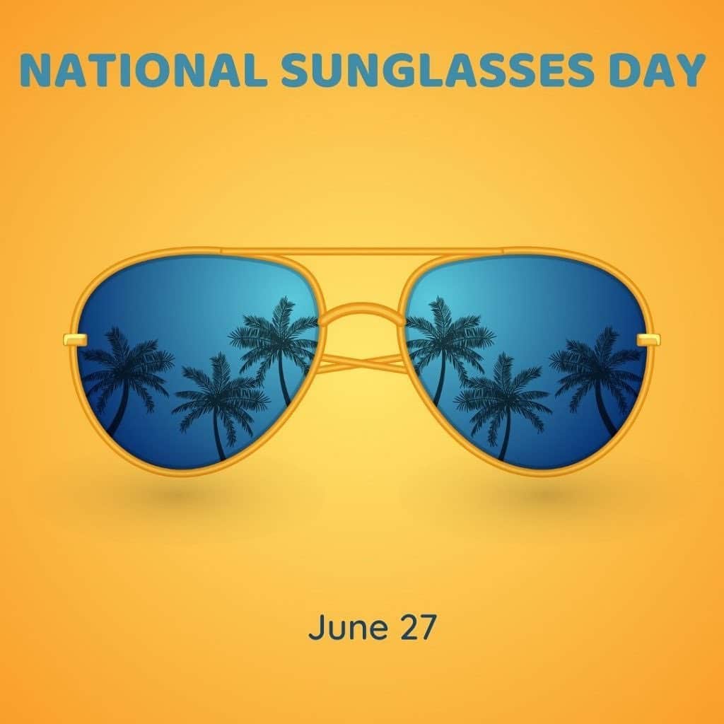 Happy Sunglasses Day 2022! ☀️🕶

Be sure to protect your eyes with a stylish pair of sunnies 😎 

#sunglassesday